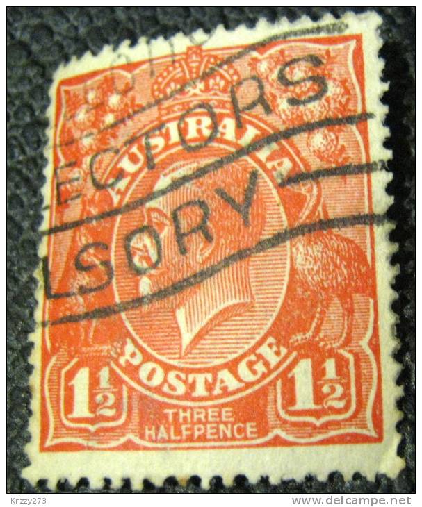 Australia 1914 King George V 1.5d - Used - Used Stamps