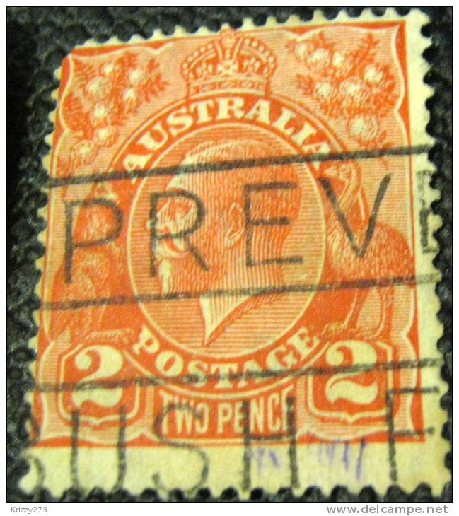 Australia 1914 King George V 2d - Used - Oblitérés
