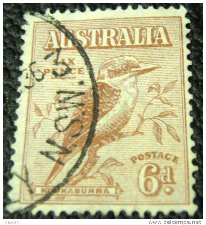 Australia 1932 Kookaburra 6d - Used - Usati