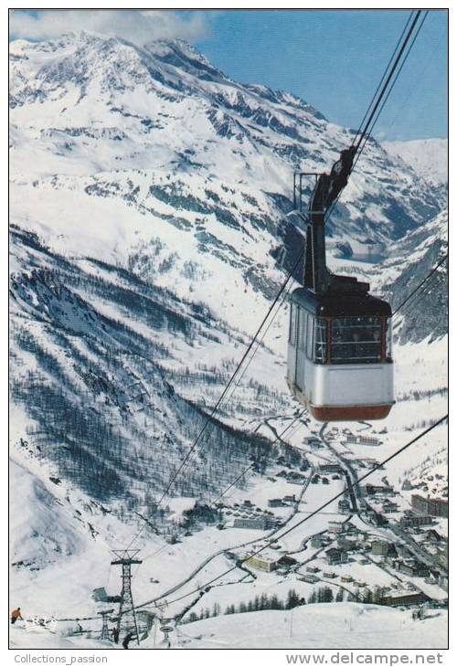 Cp , 73 , VAL D´ISERE , Alt. 1850 - 3300 M. , Vue Générale Depuis Les Pentes Du Solaise - Val D'Isere