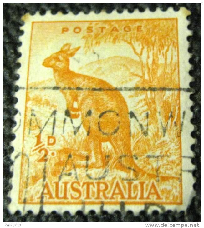 Australia 1937 Kangaroo 0.5d - Used - Gebruikt