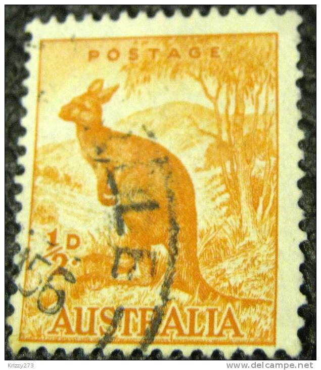 Australia 1937 Kangaroo 0.5d - Used - Gebruikt