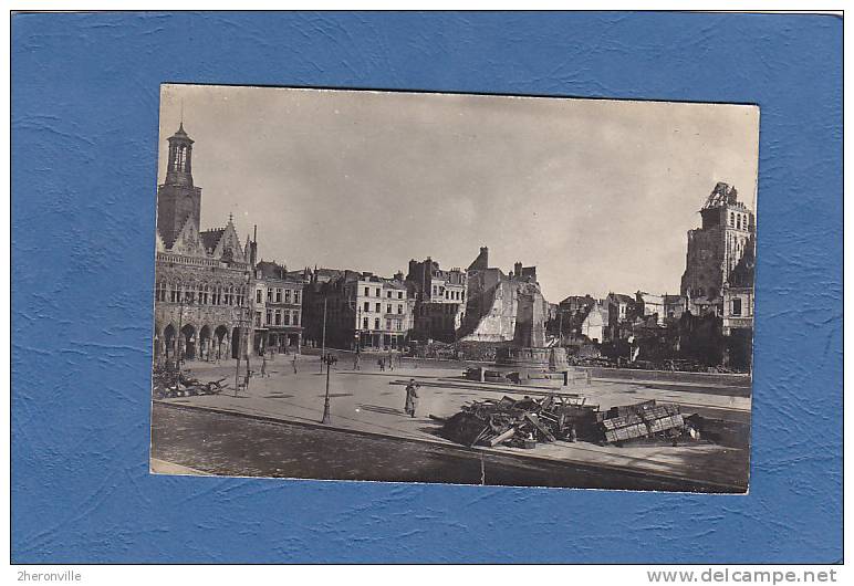 CPA Photo - SAINT QUENTIN - Occupé Par Les Allemands - Saint Quentin