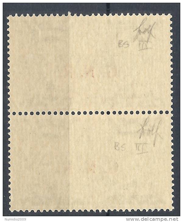 1943-44 RSI ESPRESSO BRESCIA 1,25 LIRE III TIPO VARIETà LEGGI MNH ** - RSI008-2 - Poste Exprèsse