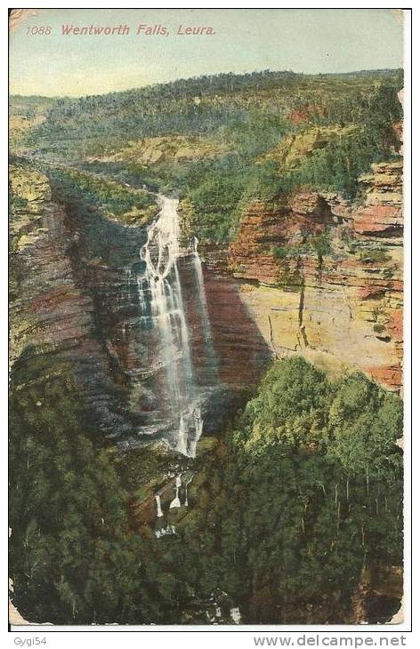 Australie    WENTWORTH     FALLS ,Leura    Post Card   1908 - Autres & Non Classés