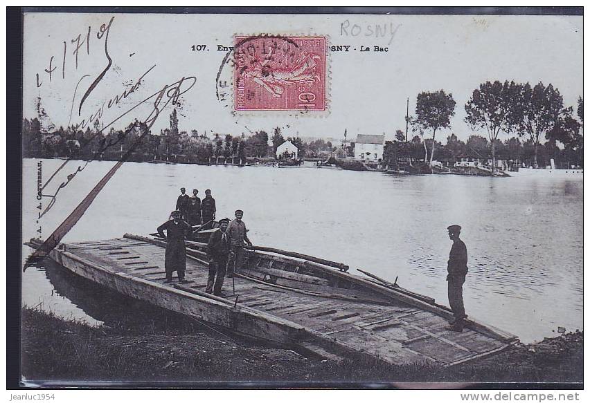 ROSNY SUR SEINE LA BAC - Rosny Sur Seine