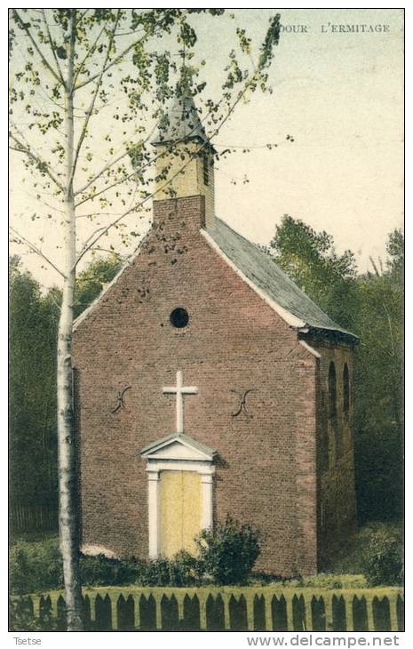 Dour - Chapelle L'Ermitage - Jolie Carte Couleur -1908 ( Voir Verso ) - Dour