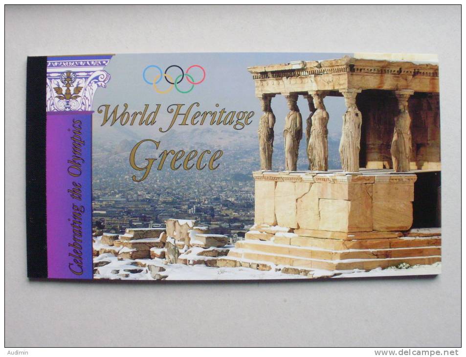 UNO-New York 959/65 MH 9 Booklet 9 ** MNH, UNESCO-Welterbe: Griechenland - Booklets