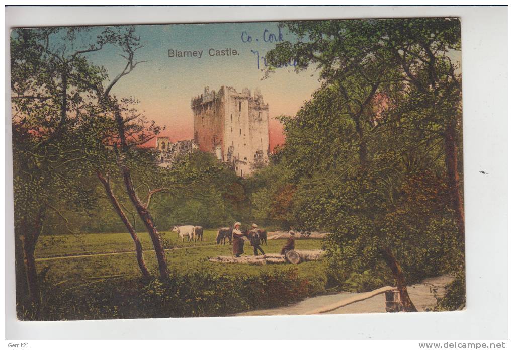 IRL - BLARNEY CASTLE 1913, Stamp Missing - Cork