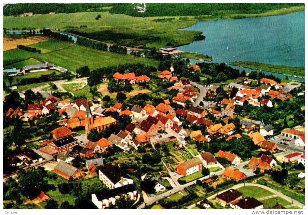 AK Bederkesa, Luftaufnahmen, Gel 1977 - Bad Bederkesa