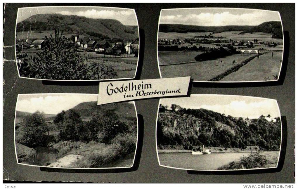 AK Godelheim, Weserbergland, Gel 1965 - Hoexter