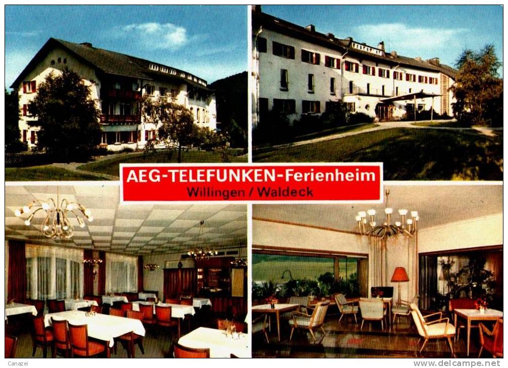 AK Willingen/Waldeck, AEG-Telefunken-Ferienheim, Ung - Waldeck