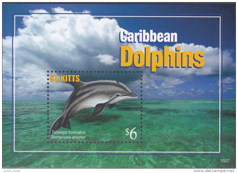 St. Kitts 2011 Postfris MNH Dolphin - St.Kitts En Nevis ( 1983-...)