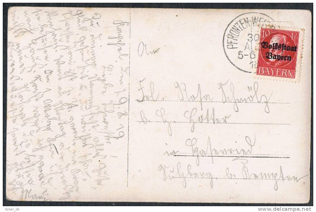 AK Pfronten-Kappel, Gasthof Engel ?, 1918, Ostallgäu Schwaben Bayern - Pfronten