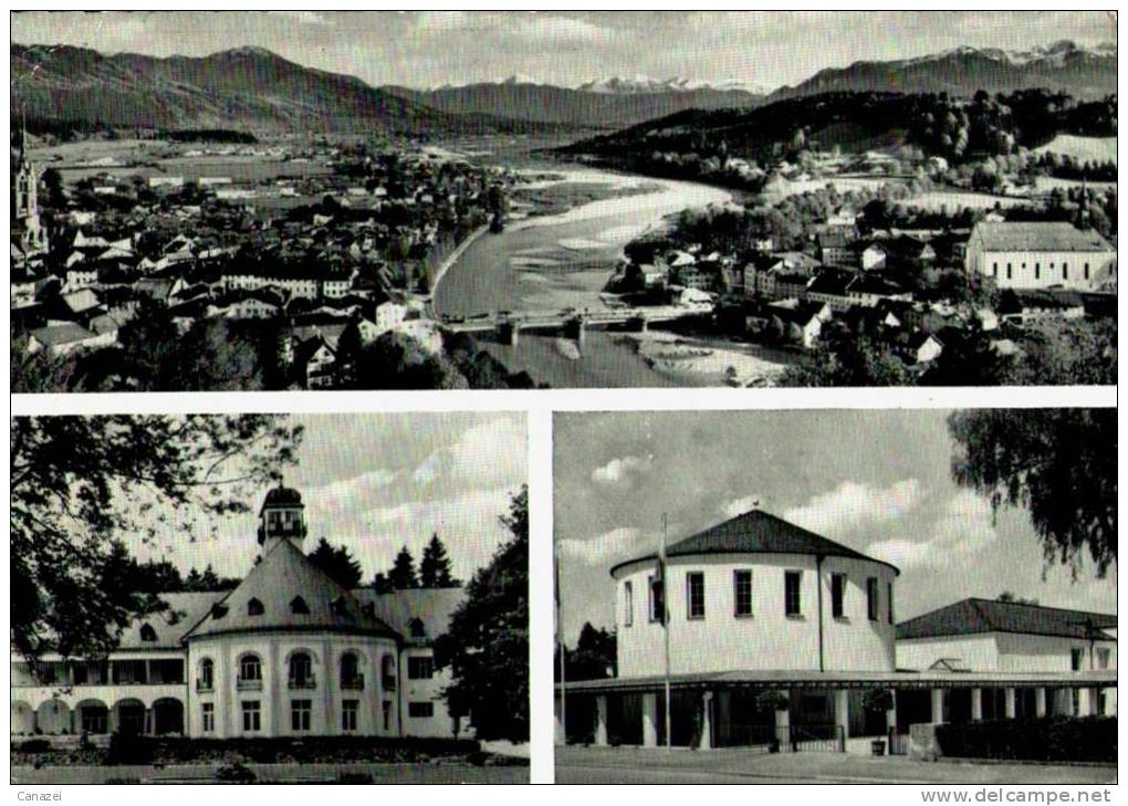 AK Bad Tölz, Kurhaus Und Wandelhalle, Gel 1961 - Bad Toelz