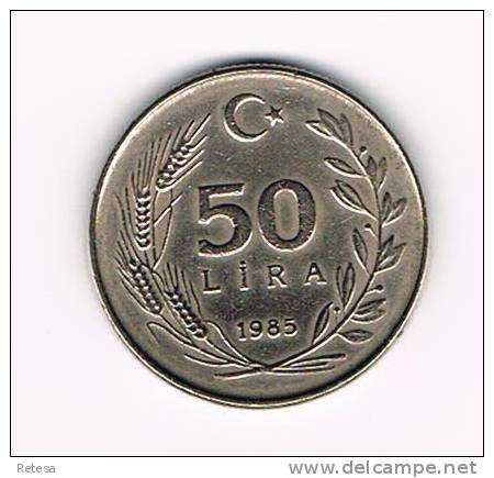 TURKIJE  50  LIRA   1985 - Turquie