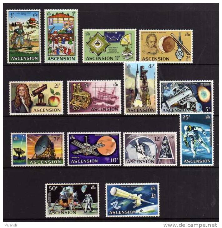 Ascension Island - 1971 - Evolution Of Space Travel - MH - Ascensione