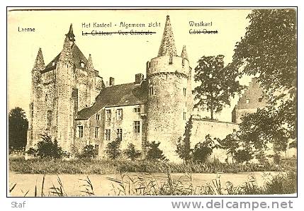 Laarne : Het Kasteel - Algemeen Zicht - Westkant - Laarne