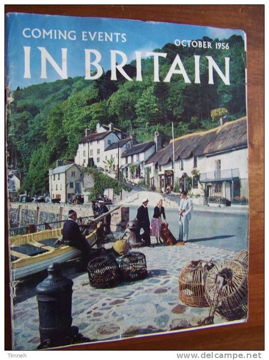 COMING EVENTS IN BRITAIN OCTOBER 1956 - Publicité - WELCOME INN - Other & Unclassified