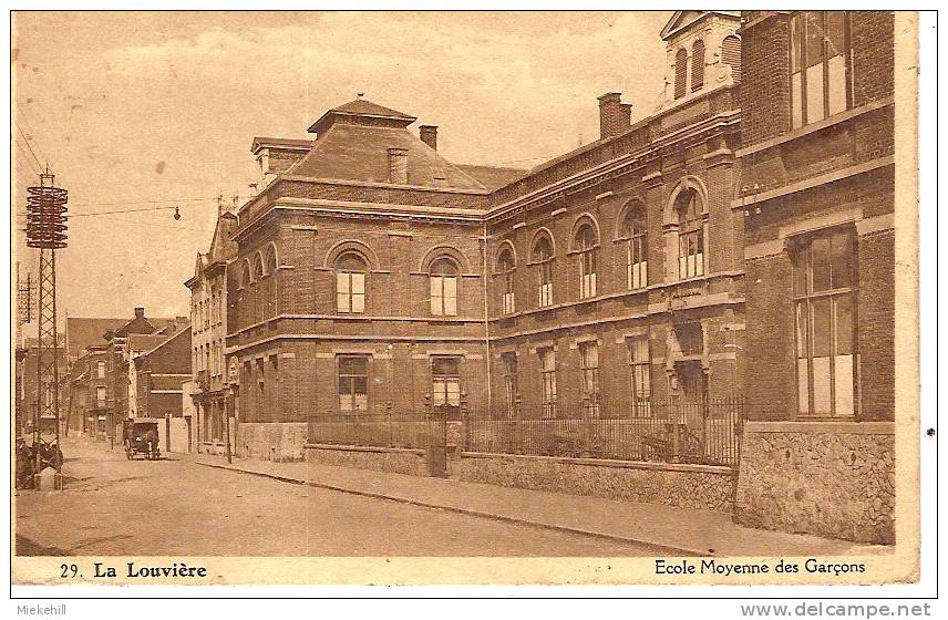 LA LOUVIERE : ECOLE MOYENNE DES GARCONS-enseignement- - La Louvière