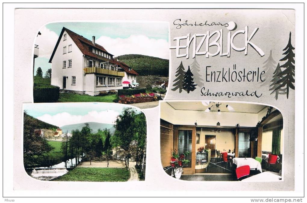 D3180    ENZKLÖSTERLE : Gästehaus Enzblick - Calw