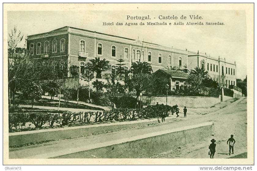 CASTELO DE VIDE  Hotel Das Aguas Da Mealhada E Azilo Almeida Sarzedas  2 Scans PORTUGAL - Portalegre