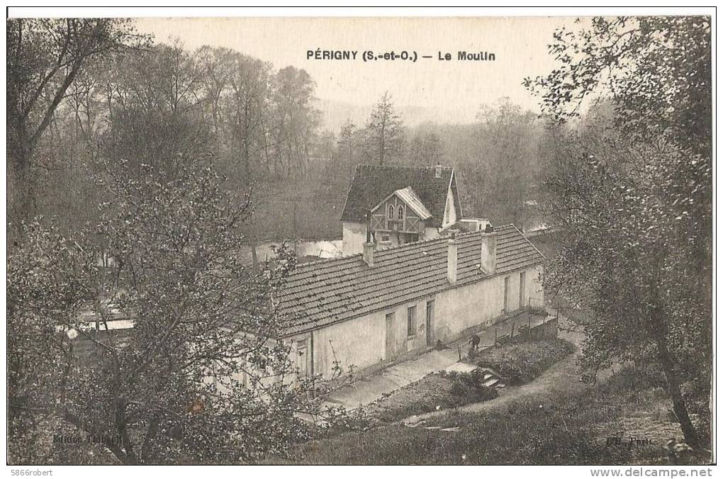 CARTE POSTALE PHOTO ORIGINALE ANCIENNE : PERIGNY  LE MOULIN  VAL DE MARNE (94) - Perigny