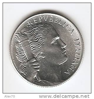 REPUBBLICA ITALIANA LIRE 5 PRIMO TIPO GRAPPOLO D´UVA 1950 QFDC - 5 Lire