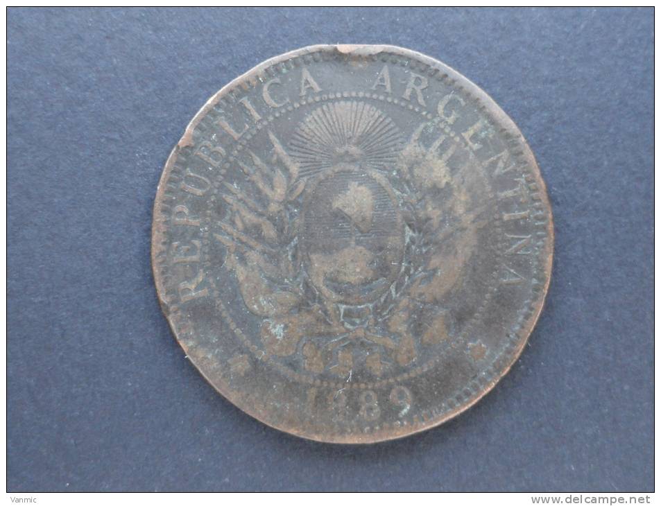 1889 - 2 Centavos - Argentine - Argentina