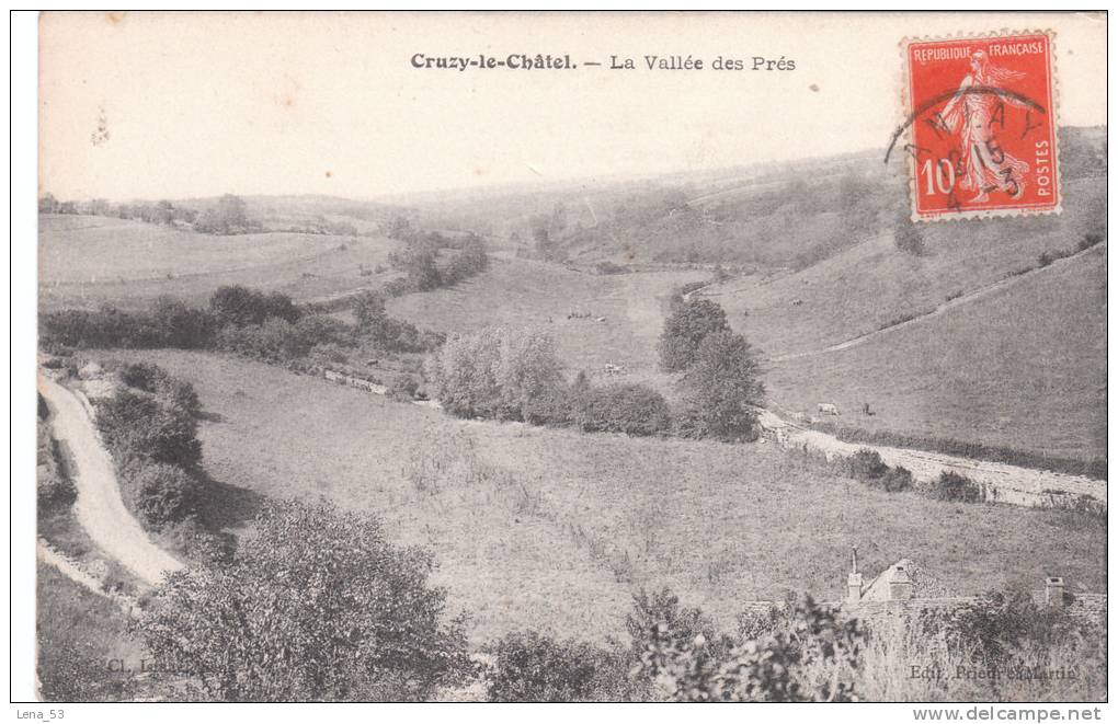 CRUZY-LE-CHÂTEL  -  La Vallée Des Prés - Cruzy Le Chatel