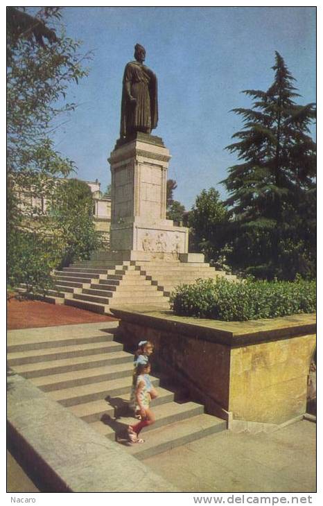 Géorgie - Tbilisi - Statue Of Shota Rustaveli 1942 - Georgien