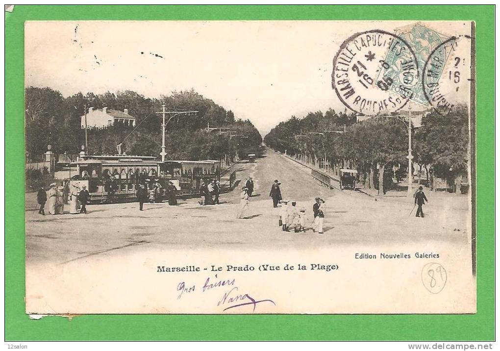 MARSEILLE  LE PRADO Avec Tramway - Castellane, Prado, Menpenti, Rouet
