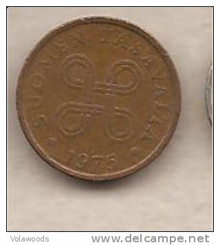 Finlandia - Moneta Circolata Da 5 Pennia Km45 - 1975 - Finlandia