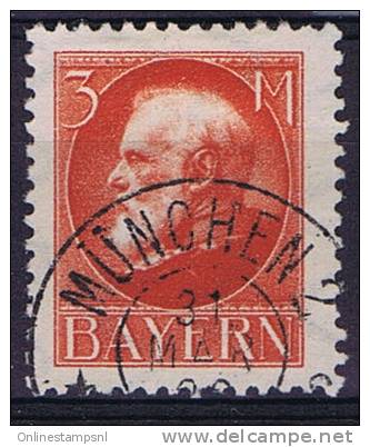 German States: Bayern Michel 106 I, Cancelled - Gebraucht