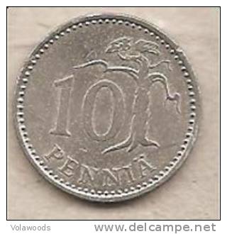 Finlandia - Moneta Circolata Da 10 Pennia - 1984 - Finland