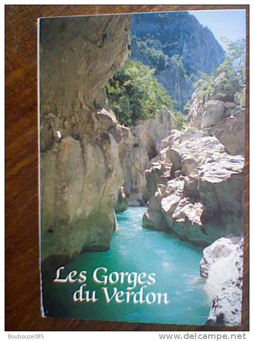 Les Gorges Du Verdon (83) Carnet De 10 Cartes 70 X 105 Toutes Visibles - Andere & Zonder Classificatie