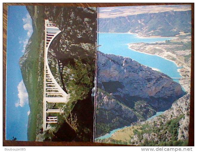 Les Gorges Du Verdon (83) Carnet De 10 Cartes 70 X 105 Toutes Visibles - Andere & Zonder Classificatie