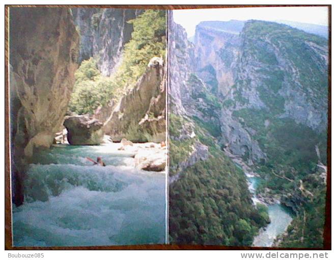 Les Gorges Du Verdon (83) Carnet De 10 Cartes 70 X 105 Toutes Visibles - Andere & Zonder Classificatie