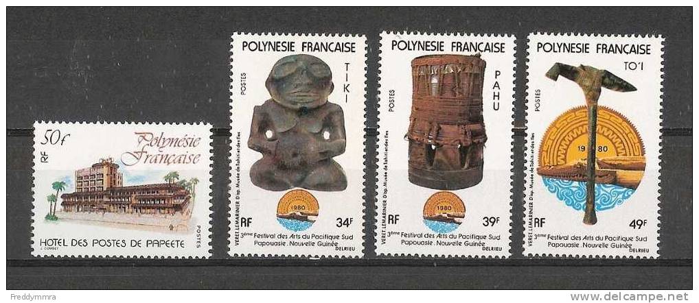 Polynésie Fr:  152/ 155 ** - Unused Stamps