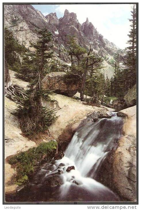 UNITED STATES  -  TYNDALL CREEK  CASCADES  -  COLORADO - UNUSED - Rocky Mountains