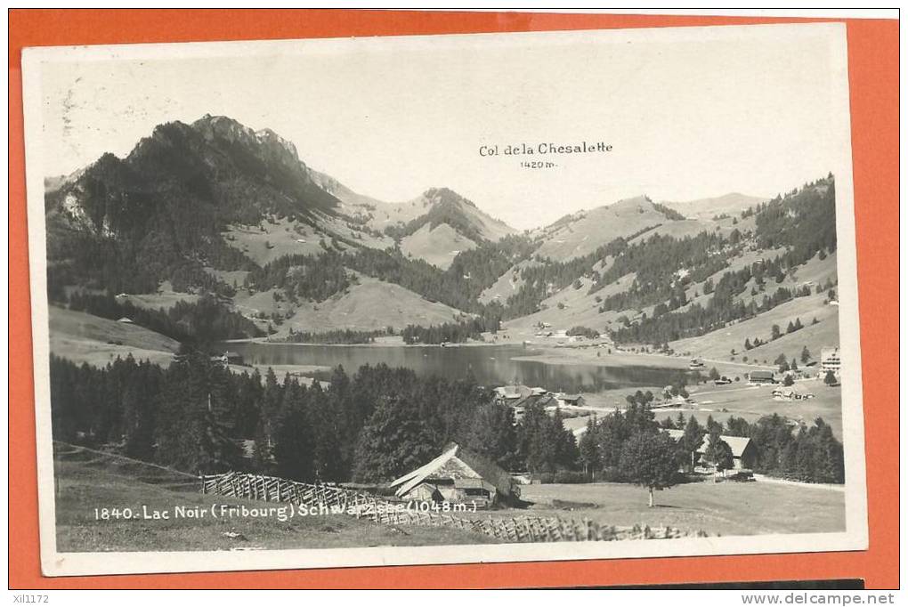 Q1083 Lac Noir Schwarzsee, Alpage, Col De La Chesalette.Cachet 1929. SG 1840 - Autres & Non Classés