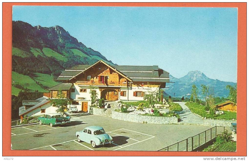 Q1090 Crésus Hotel Le Vieux Chalet. Dent De Broc Et Moléson. Non Circulé. Glasson 8458 - Broc