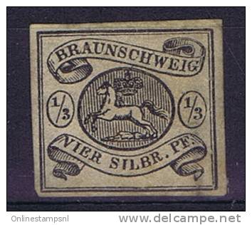 German States: Braunschweig: Mi Nr  3 X Signed Signiert Cancelled - Braunschweig