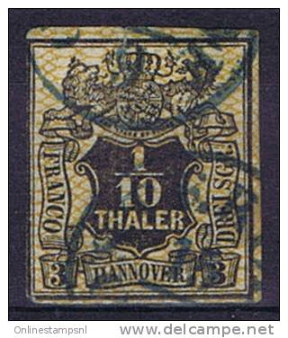 German States: Hannover: Mi Nr  12  Cancelled, - Hanovre