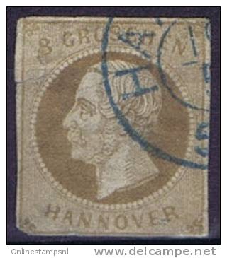 German States: Hannover: Mi Nr  19   Cancelled, - Hanovre