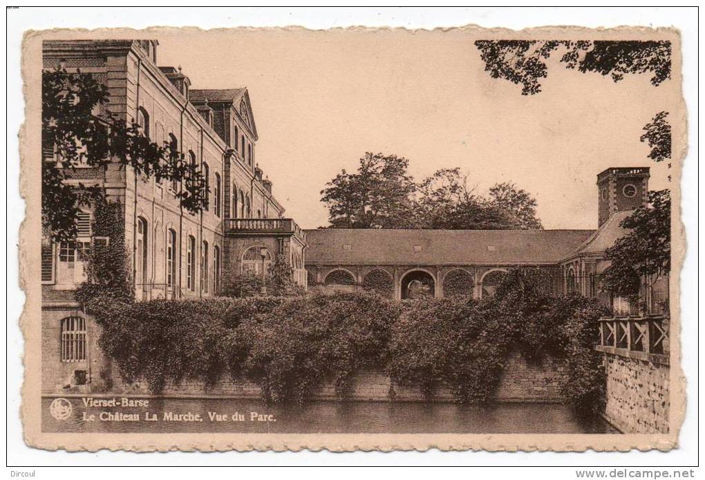 22352   -    Vierset-Barse  Château  La  Marche  -  Vue  Du  Parc - Modave