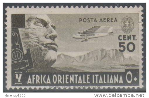 A.O.I. 1938 - Ordinaria Aerea C. 50 **   (g3716) - Africa Oriental Italiana