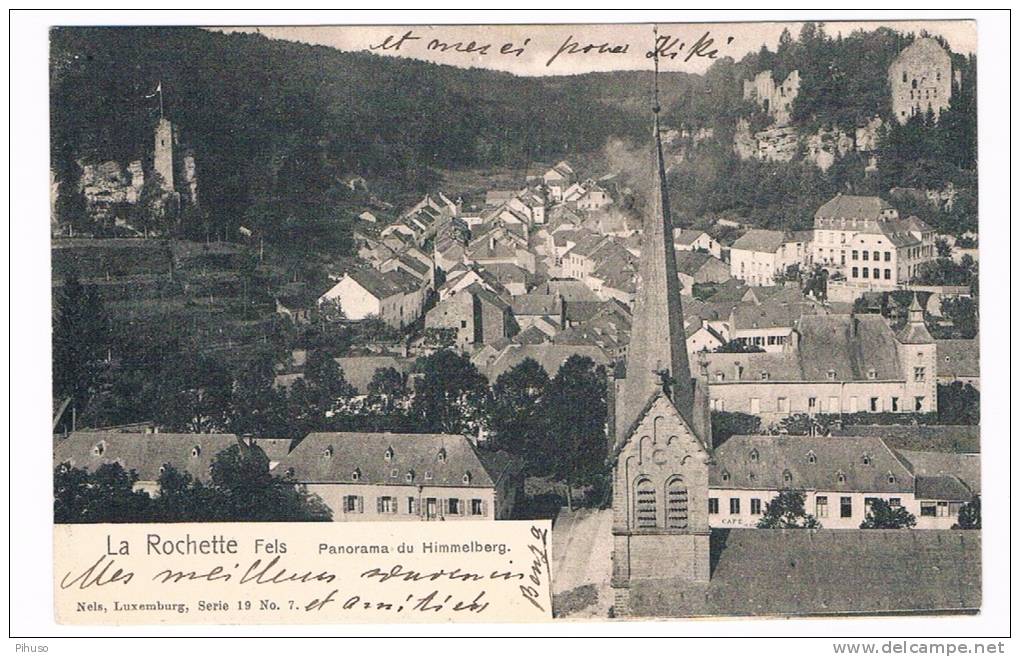 L1144    LAROCHETTE : Fels, Panorama Du Himmelberg - Larochette