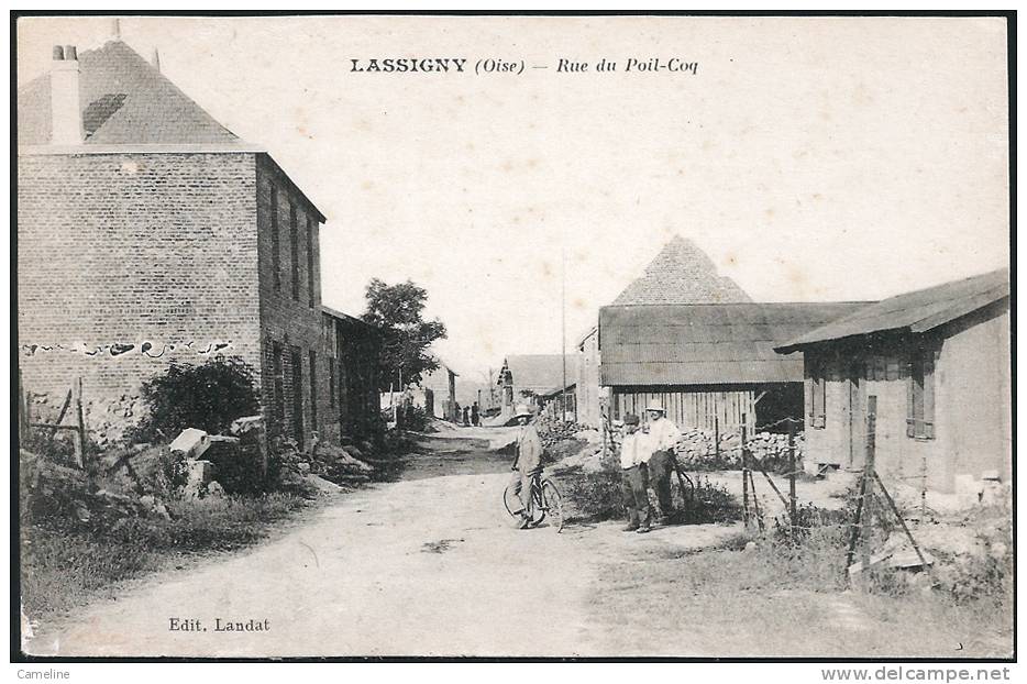 60 . LASSIGNY . Rue Du Poil Coq - Lassigny