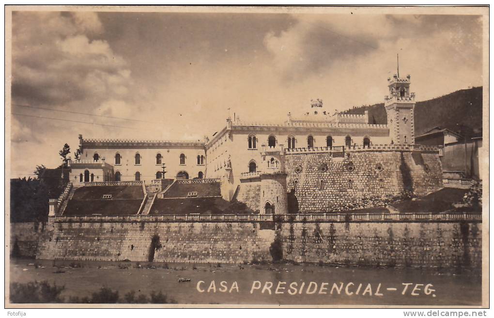 OLD RPPC  CASA PRESIDENCIAL  TEGUCIGALPA HONDURAS - Honduras